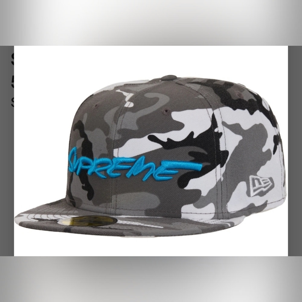 Supreme x futura x new era fitted hat 7 5/8
